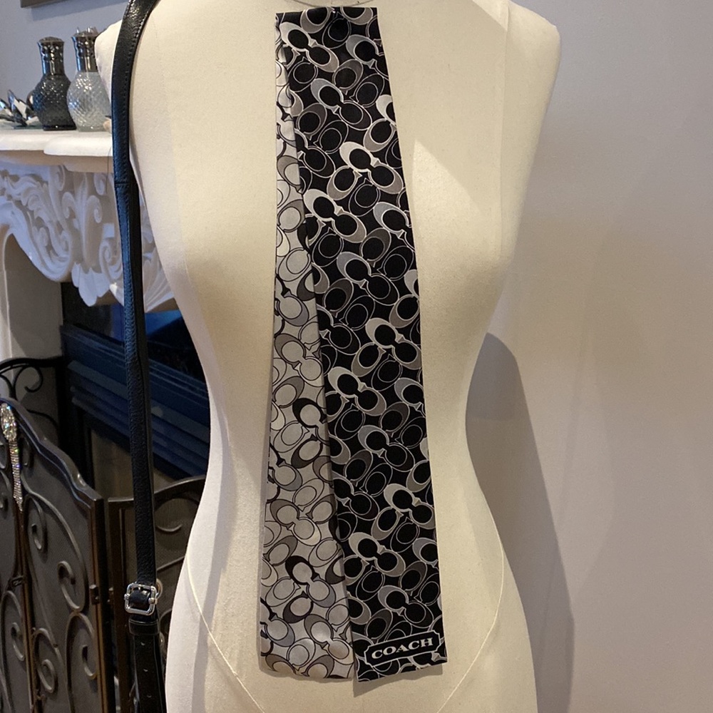 Coach scarf for purse or scarf